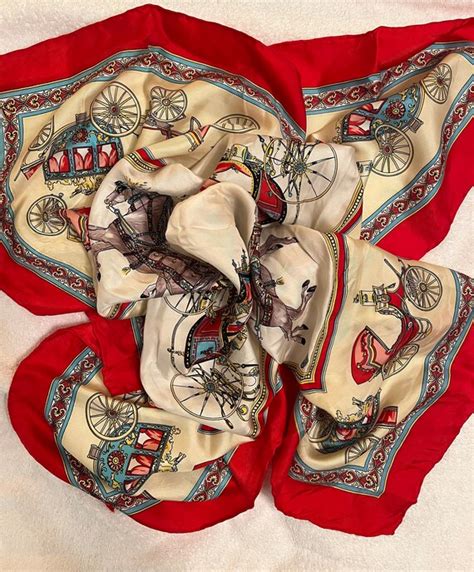 hermes horse carriage scarf|authentic hermes scarf.